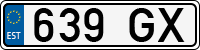 License plate of Estonia, Trailers