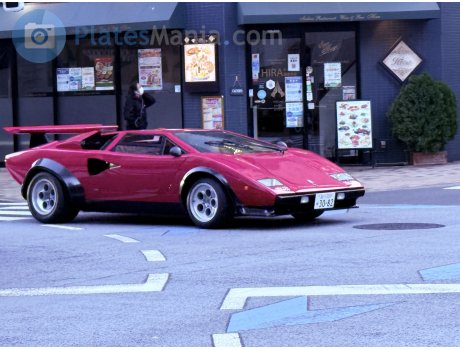 品川 33 つ 3082, Lamborghini Countach