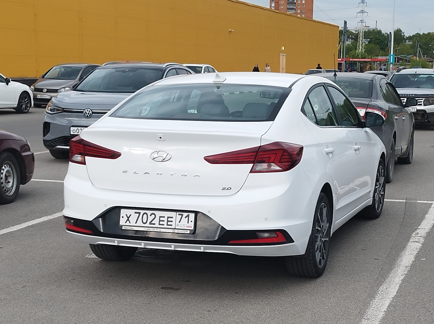х 702 ее 71, Hyundai Elantra 6th gen Sedan (AD), facelift, 2018–2020