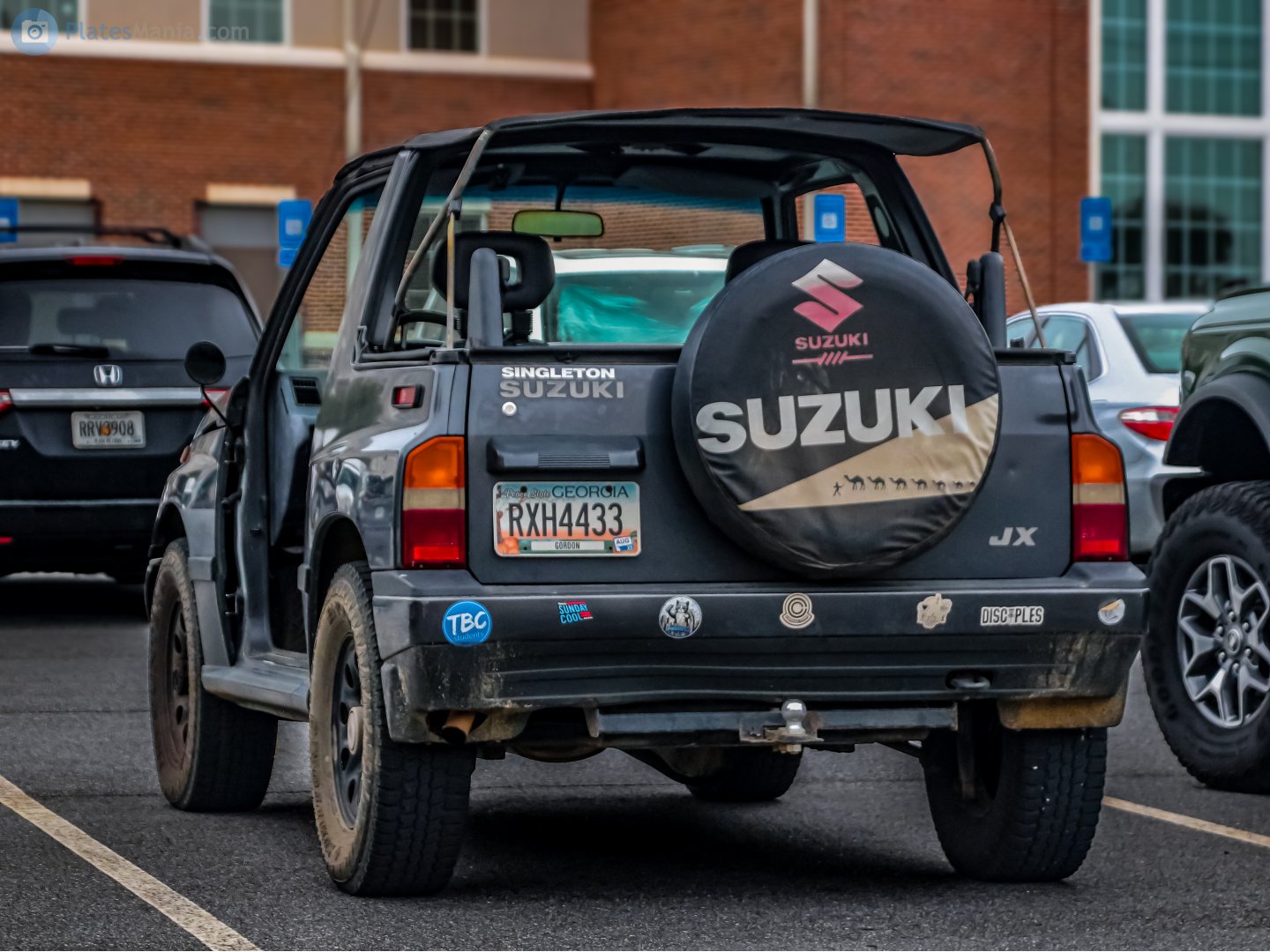 RXH4433, Suzuki Sidekick 1st gen Softtop (ET/TA), 1988–1998