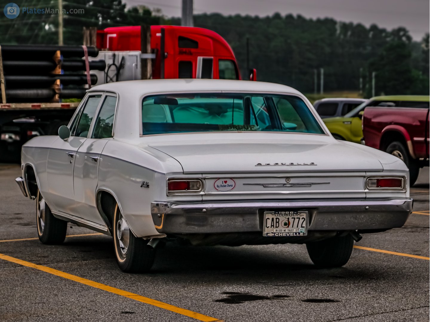 CAB 1772, Chevrolet Chevelle 1st gen 1966 4-door Sedan (69; A-body), 2nd facelift, 1965–1966