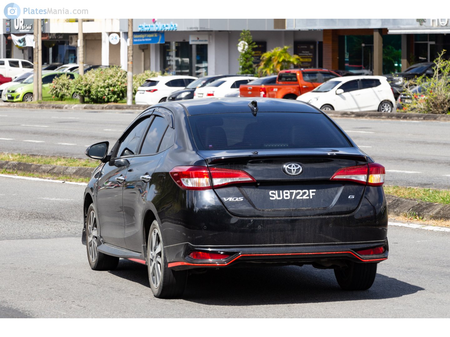 SU 8722 F, Toyota Vios 3rd gen Sedan (XP150; ASEAN-market), 1st facelift, 2017–2023