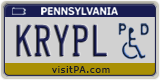 Pennsylvania, Vehicles for disabled persons