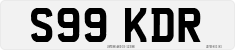 License plate of the United Kingdom, 1983 year system
