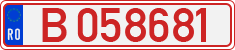 License plate of Romania, Provisional