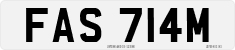 License plate of the United Kingdom, 1963 year system