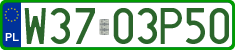 License plates of Poland, Professional plates