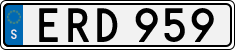 License plate of Sweden, Regular plates