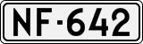 License plate of Finland, Cars