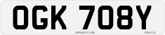License plate of the United Kingdom, 1963 year system