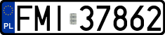 License plates of Poland, Regular car plates