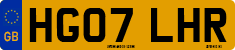 License plate of the United Kingdom, 2001 year system