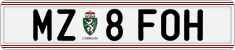 License plate of Austria, Regular plates