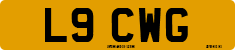 License plate of the United Kingdom, 1983 year system
