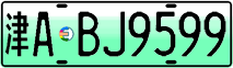 License plate of China, Electric vehicles