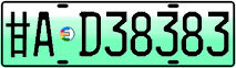 License plate of China, Electric vehicles