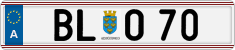 License plate of Austria, Vanity Plates