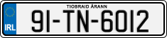 License plate of Ireland, Regular plates
