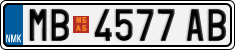 License plate of North Macedonia, Regular plates (2012)