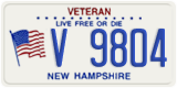 New Hampshire, Veteran (V12345/ 1234)