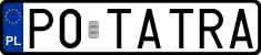 License plates of Poland, Vanity Plates