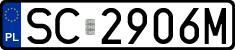 License plates of Poland, Regular car plates