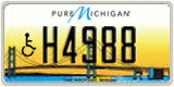 Michigan, Vehicles for disabled persons (A1234)