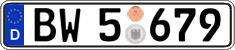 German license plate, Authorities and federal agencies
