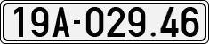 License plate of Vietnam, Cars