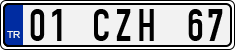 License plate of Turkey, Regular plates