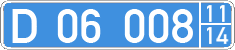 License plate of Kyrgyzstan, Diplomatic