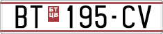 License plate of North Macedonia, Regular plates (1993)