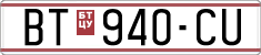License plate of North Macedonia, Regular plates (1993)