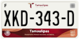Tamaulipas, Cars (AAA-000-A)