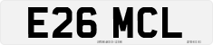License plate of the United Kingdom, 1983 year system