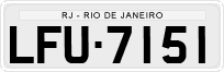 License plate of Brazil, Private owners (1990)