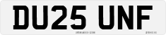 License plate of the United Kingdom, 2001 year system