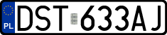 License plates of Poland, Regular car plates