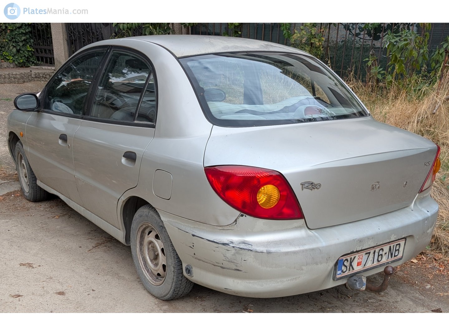 SK 716-NB, Kia Rio 1st gen Sedan (DC), 2000–2002