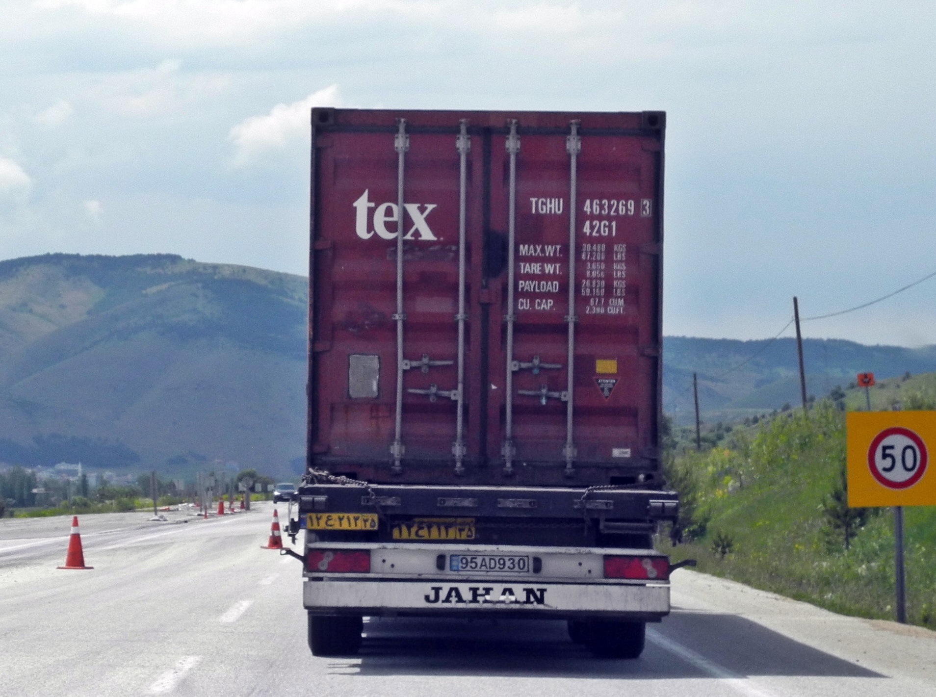 95AD930, License plates for driving abroad (2015) 