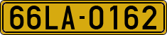 License plate of Vietnam, Specialty plates