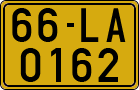 License plate of Vietnam, Specialty plates