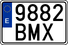 License plates of Spain, Ordinary (2000)