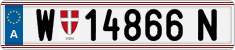 License plate of Austria, Regular plates