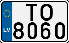 License plate of Latvia, Motorcycles