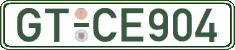 German license plate, Regular plates