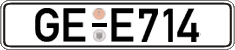 German license plate, Regular plates