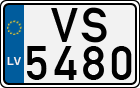 License plate of Latvia, Motorcycles