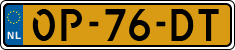 License plate of the Netherlands, Semi-trailers