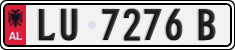 License plate of Albania, Cars (1993)